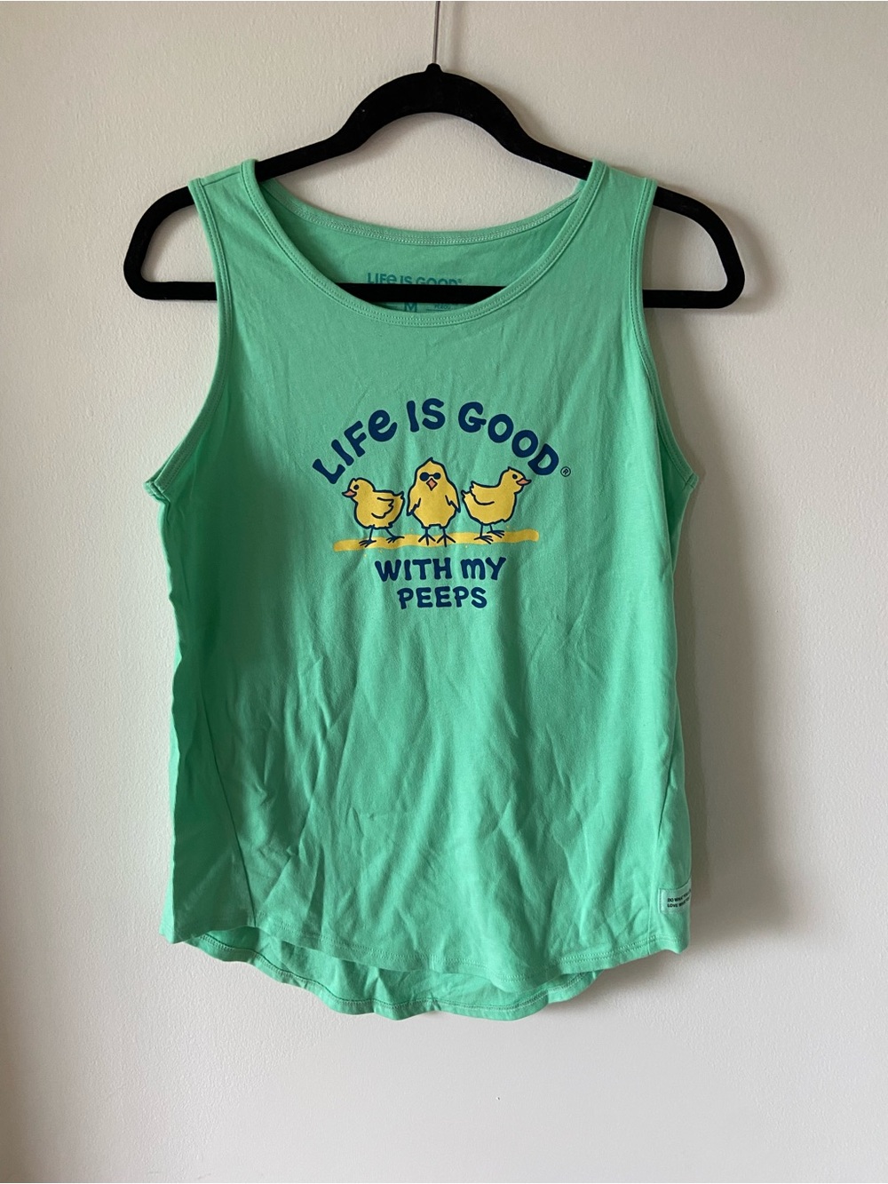 Life is Good Women's Mint Green Tank Top